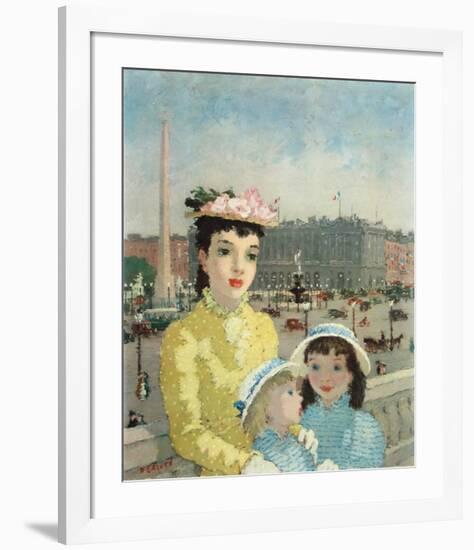 Paris, Place de la Concorde-Edzard Dietz-Framed Collectable Print