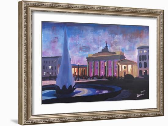 Paris Place in Berlin Germany-Martina Bleichner-Framed Art Print