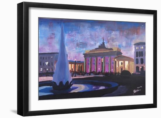 Paris Place in Berlin Germany-Martina Bleichner-Framed Art Print