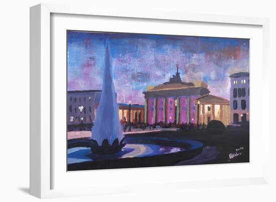 Paris Place in Berlin Germany-Martina Bleichner-Framed Art Print