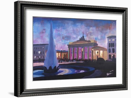 Paris Place in Berlin Germany-Martina Bleichner-Framed Art Print