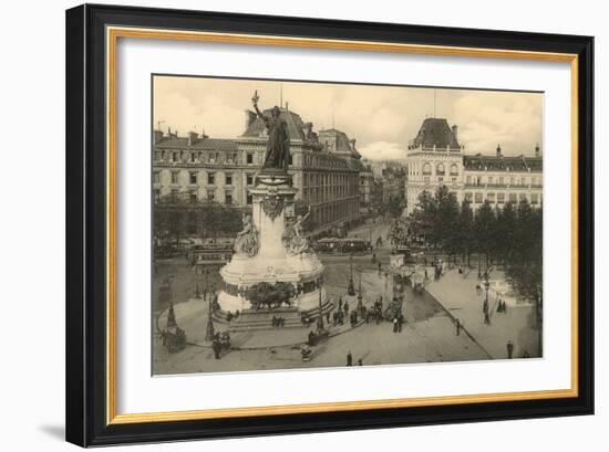 Paris Place Republique-null-Framed Photographic Print