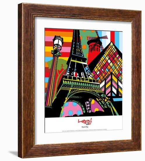 Paris Pop-Lobo-Framed Art Print