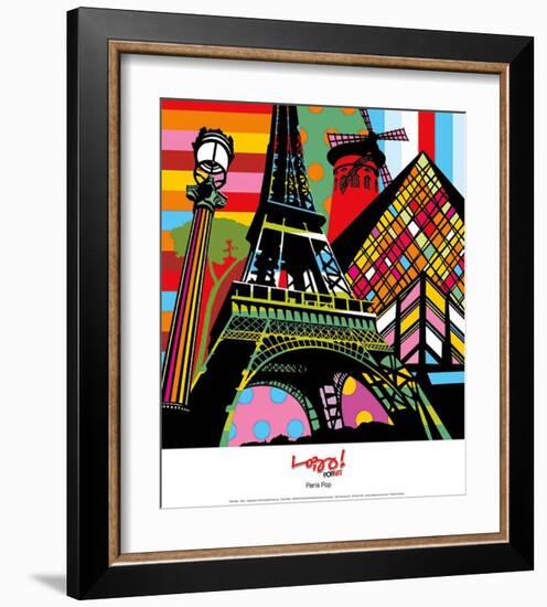 Paris Pop-Lobo-Framed Art Print