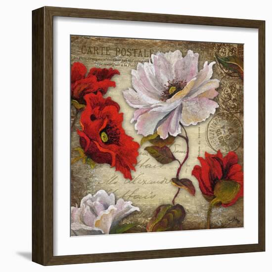 Paris Postcard I-Elizabeth Medley-Framed Art Print