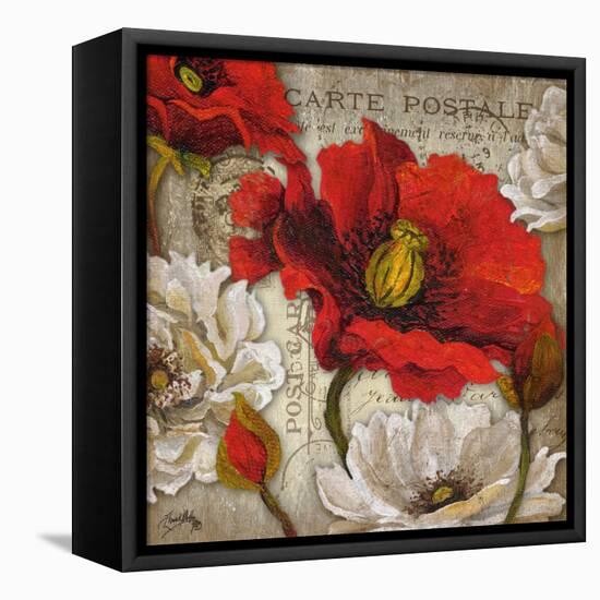 Paris Postcard II-Elizabeth Medley-Framed Stretched Canvas