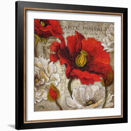 Paris Postcard II-Elizabeth Medley-Framed Art Print