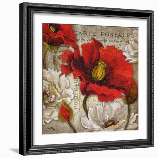 Paris Postcard II-Elizabeth Medley-Framed Art Print