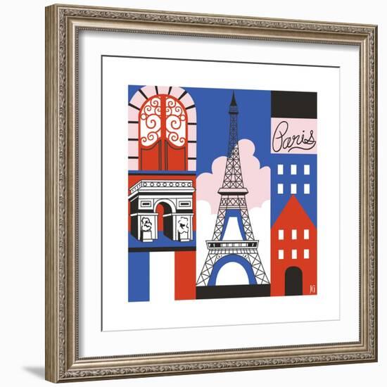 Paris Print-Julie Goonan-Framed Giclee Print