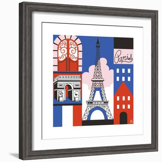 Paris Print-Julie Goonan-Framed Giclee Print