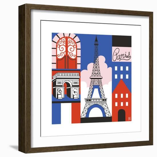 Paris Print-Julie Goonan-Framed Giclee Print