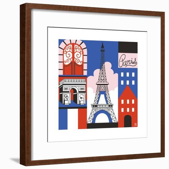 Paris Print-Julie Goonan-Framed Giclee Print