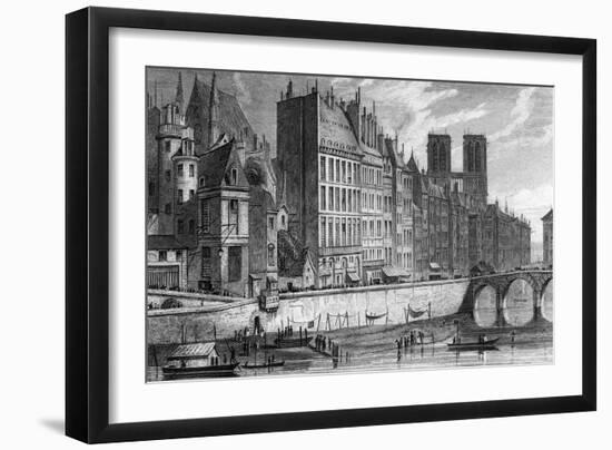 Paris Quai Orfevres-John Nash-Framed Art Print