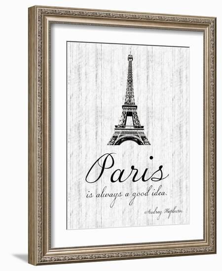 Paris Quote 2-Lauren Gibbons-Framed Art Print