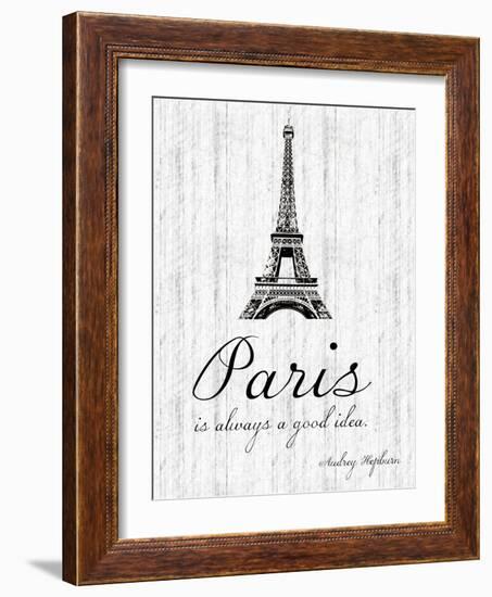 Paris Quote 2-Lauren Gibbons-Framed Art Print