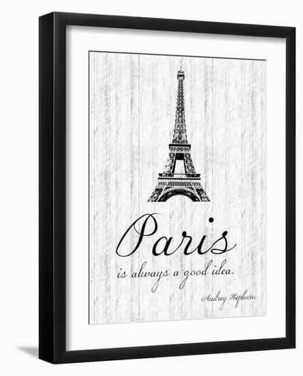 Paris Quote 2-Lauren Gibbons-Framed Art Print