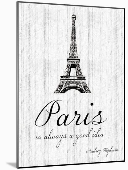 Paris Quote 2-Lauren Gibbons-Mounted Art Print