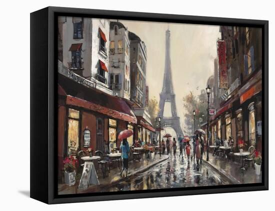 Paris Rain-Brent Heighton-Framed Stretched Canvas