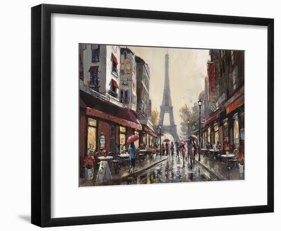 Paris Rain-Brent Heighton-Framed Art Print