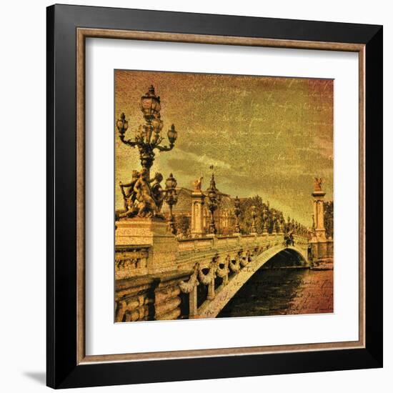 Paris Romance-Julia Casey-Framed Art Print