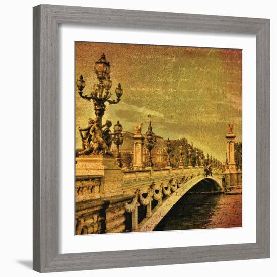 Paris Romance-Julia Casey-Framed Art Print