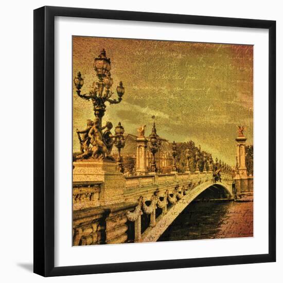 Paris Romance-Julia Casey-Framed Art Print