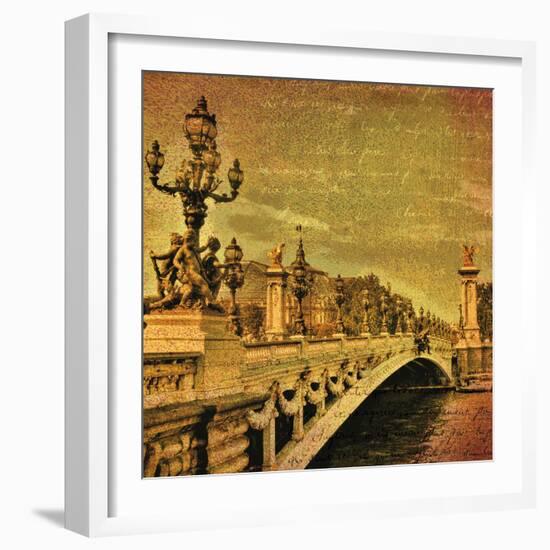 Paris Romance-Julia Casey-Framed Art Print