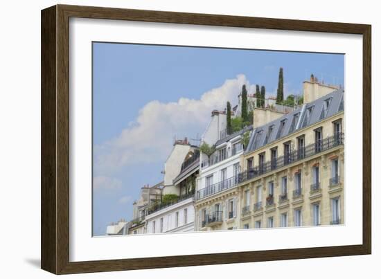 Paris' Roof Gardens-Cora Niele-Framed Giclee Print