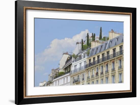 Paris' Roof Gardens-Cora Niele-Framed Giclee Print