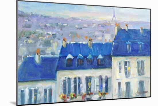 Paris Rooftop-Allayn Stevens-Mounted Art Print