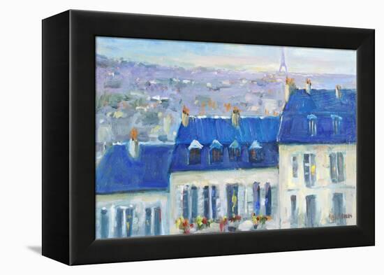 Paris Rooftop-Allayn Stevens-Framed Stretched Canvas