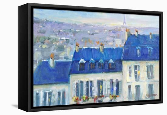 Paris Rooftop-Allayn Stevens-Framed Stretched Canvas