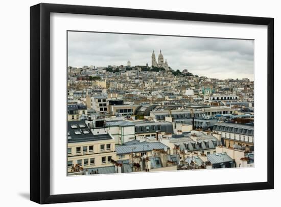 Paris Rooftops II-Erin Berzel-Framed Photographic Print