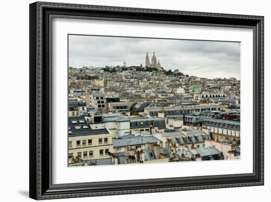 Paris Rooftops II-Erin Berzel-Framed Photographic Print