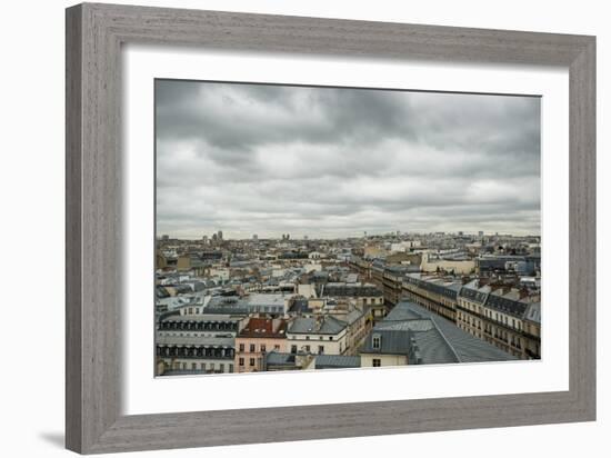 Paris Rooftops III-Erin Berzel-Framed Photographic Print