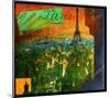 Paris Rooftops-Chris Vest-Mounted Art Print