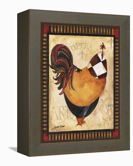 Paris Rooster I-Jennifer Garant-Framed Premier Image Canvas