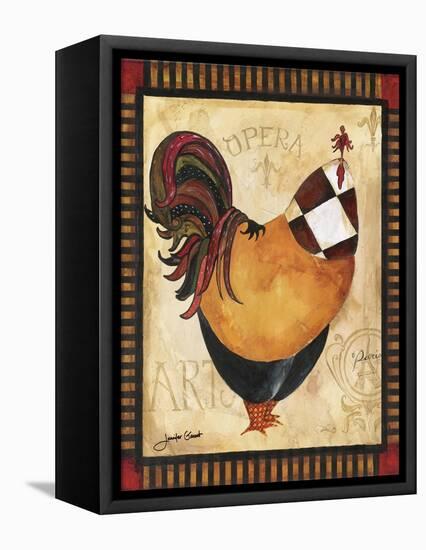 Paris Rooster I-Jennifer Garant-Framed Premier Image Canvas