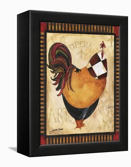 Paris Rooster I-Jennifer Garant-Framed Premier Image Canvas