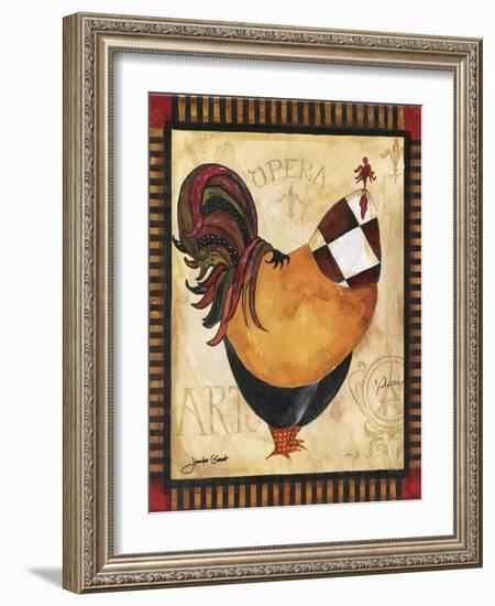 Paris Rooster I-Jennifer Garant-Framed Giclee Print