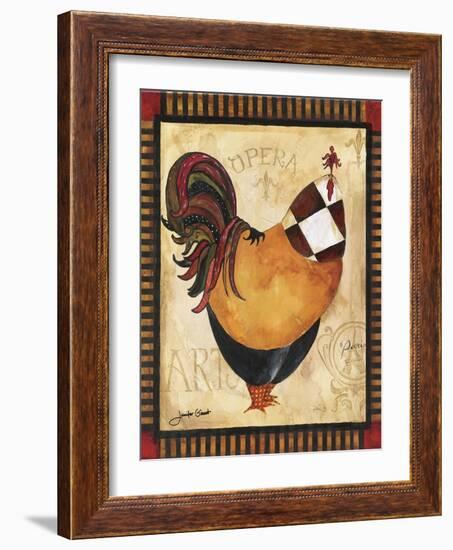 Paris Rooster I-Jennifer Garant-Framed Giclee Print