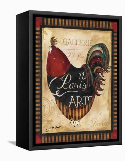 Paris Rooster II-Jennifer Garant-Framed Premier Image Canvas