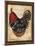 Paris Rooster II-Jennifer Garant-Mounted Giclee Print