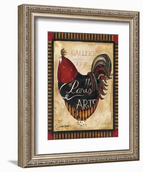 Paris Rooster II-Jennifer Garant-Framed Giclee Print