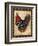 Paris Rooster II-Jennifer Garant-Framed Giclee Print