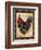 Paris Rooster II-Jennifer Garant-Framed Giclee Print