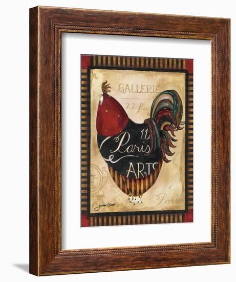 Paris Rooster II-Jennifer Garant-Framed Giclee Print