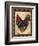 Paris Rooster II-Jennifer Garant-Framed Giclee Print