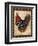 Paris Rooster II-Jennifer Garant-Framed Giclee Print