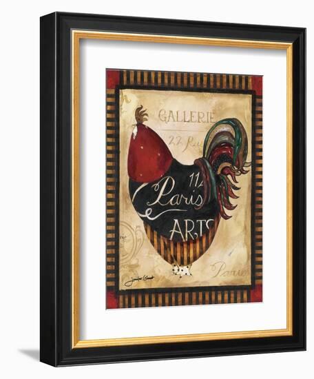 Paris Rooster II-Jennifer Garant-Framed Giclee Print